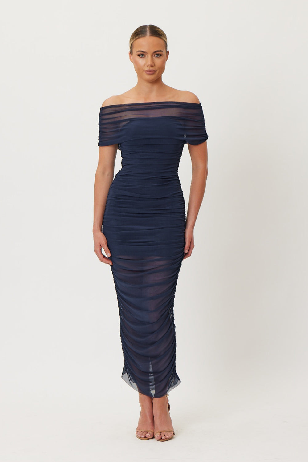 Noemie Midi Dress Navy