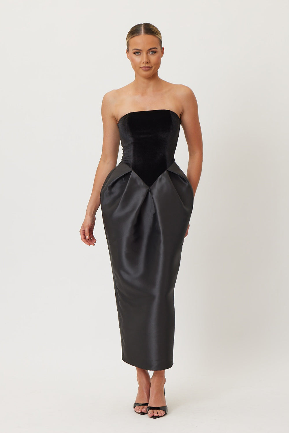 Seraphina Midi Dress Black