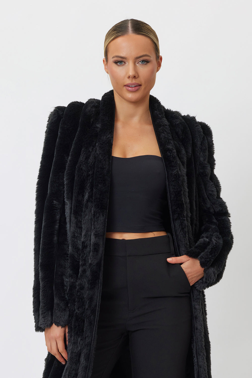 Svetlana Coat Black