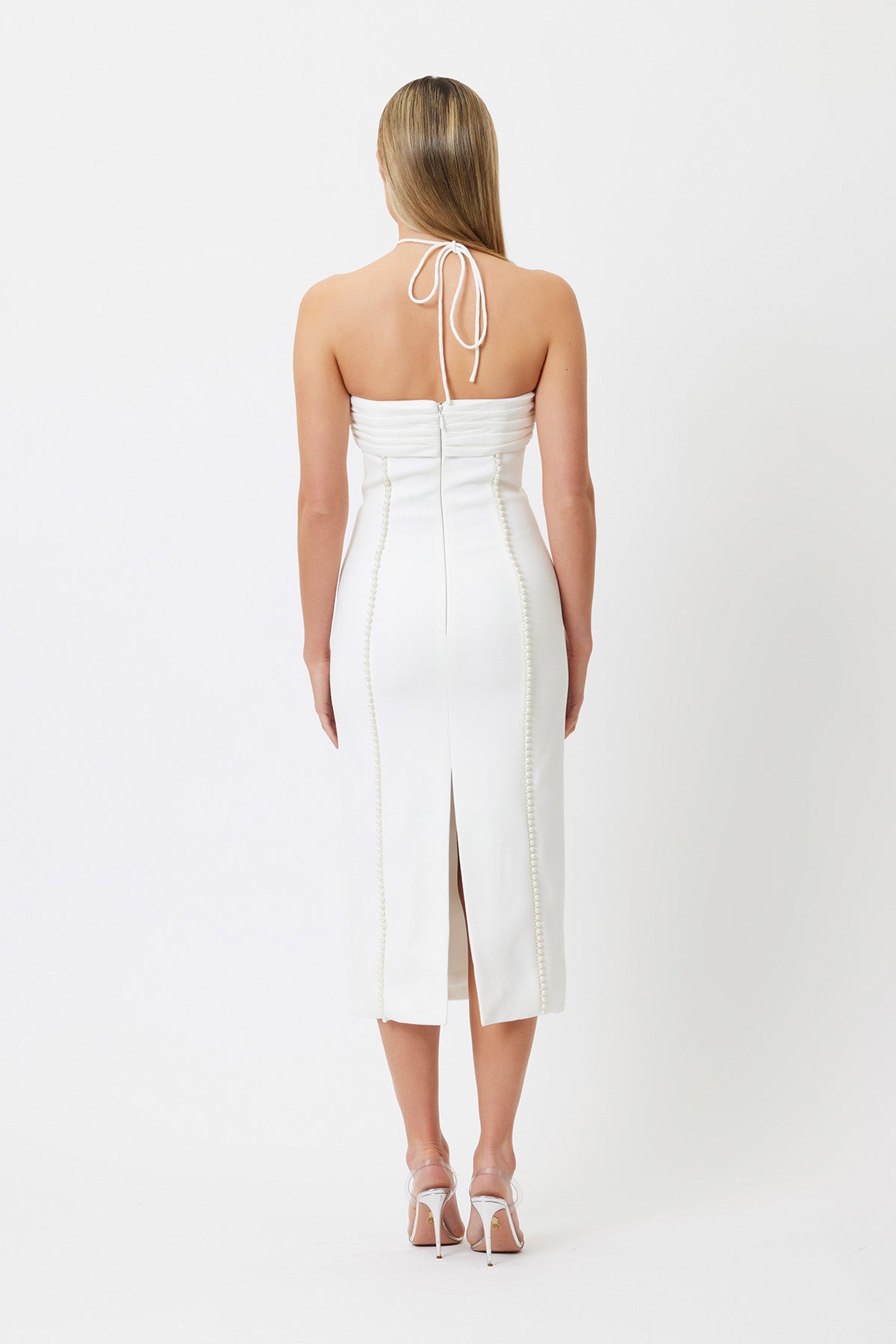 Lyla Midi Dress White