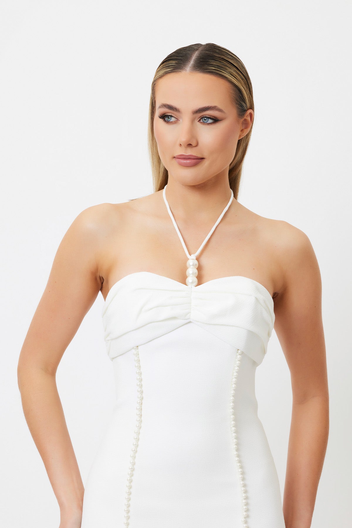 Lyla Midi Dress White