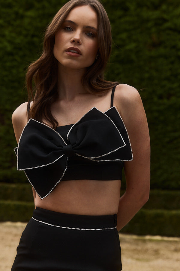 Aster Bow Crop Top