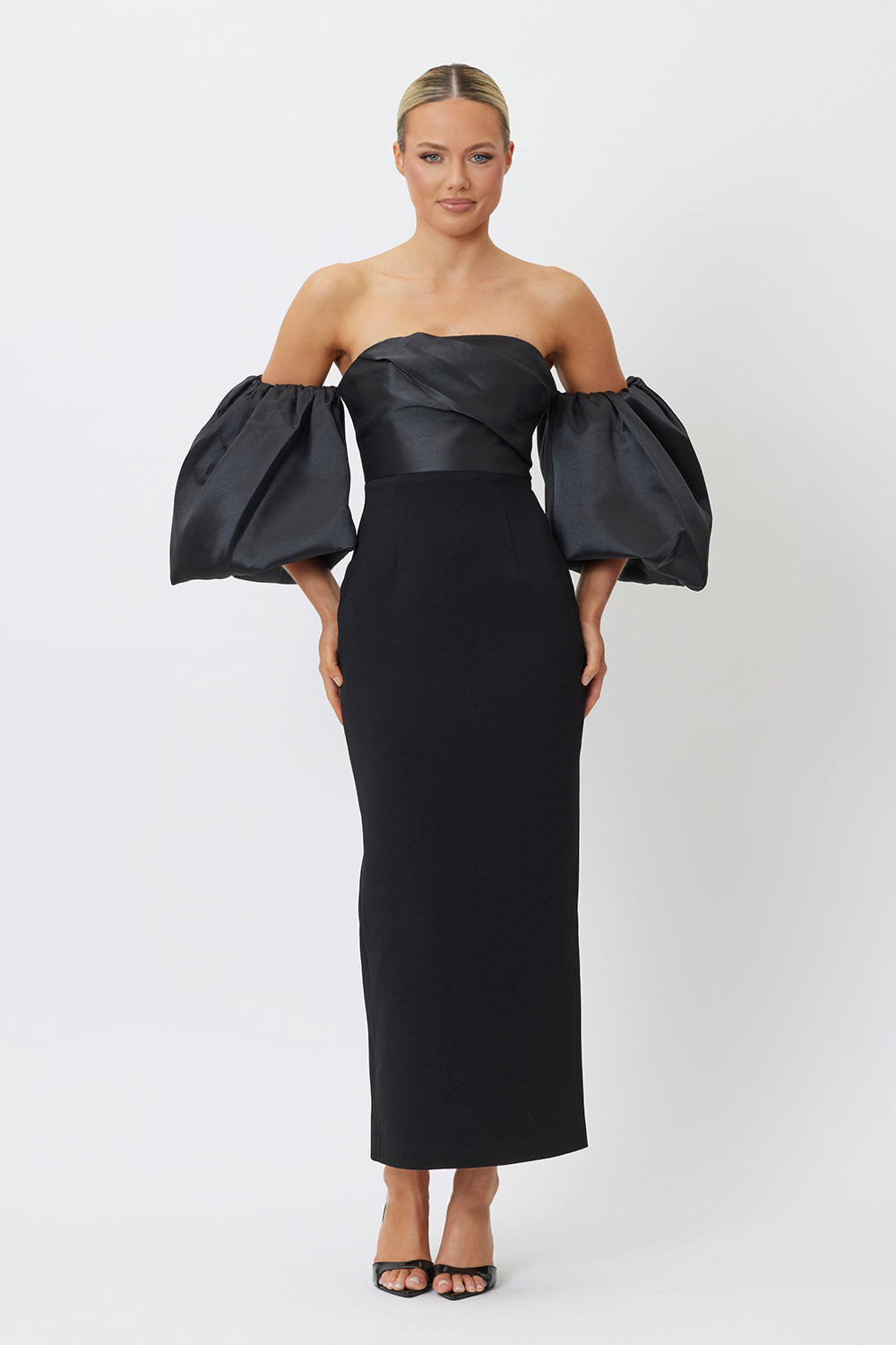 Rosalie Midi Dress Black