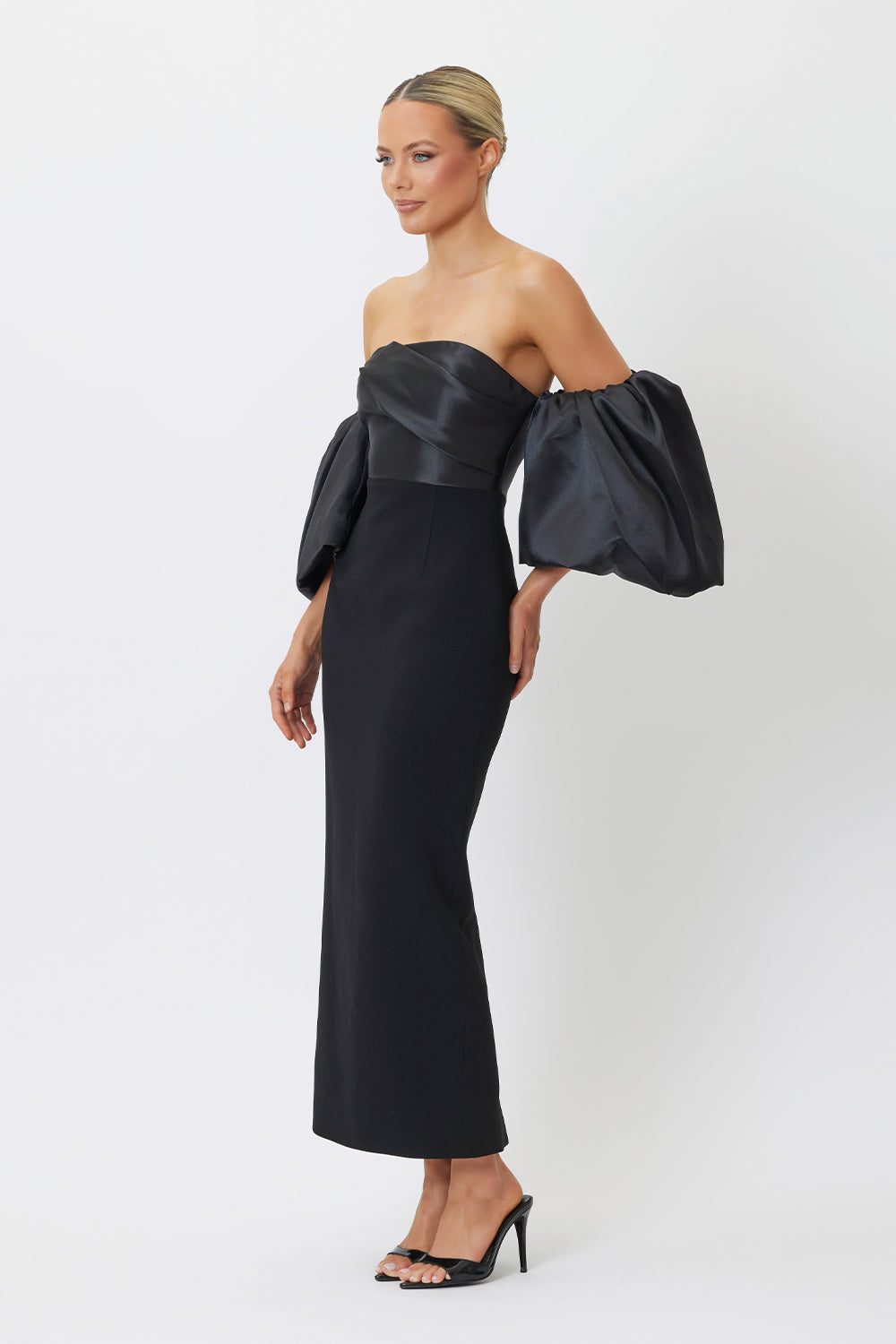 Rosalie Midi Dress Black