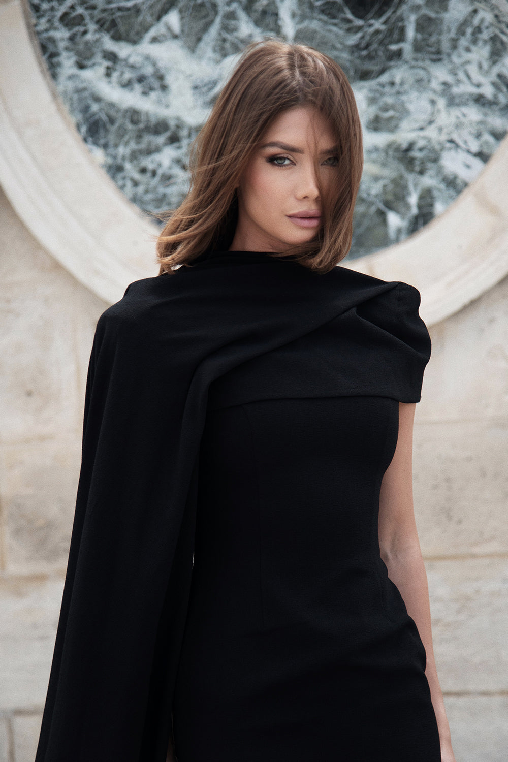 Payton Midi Dress Black