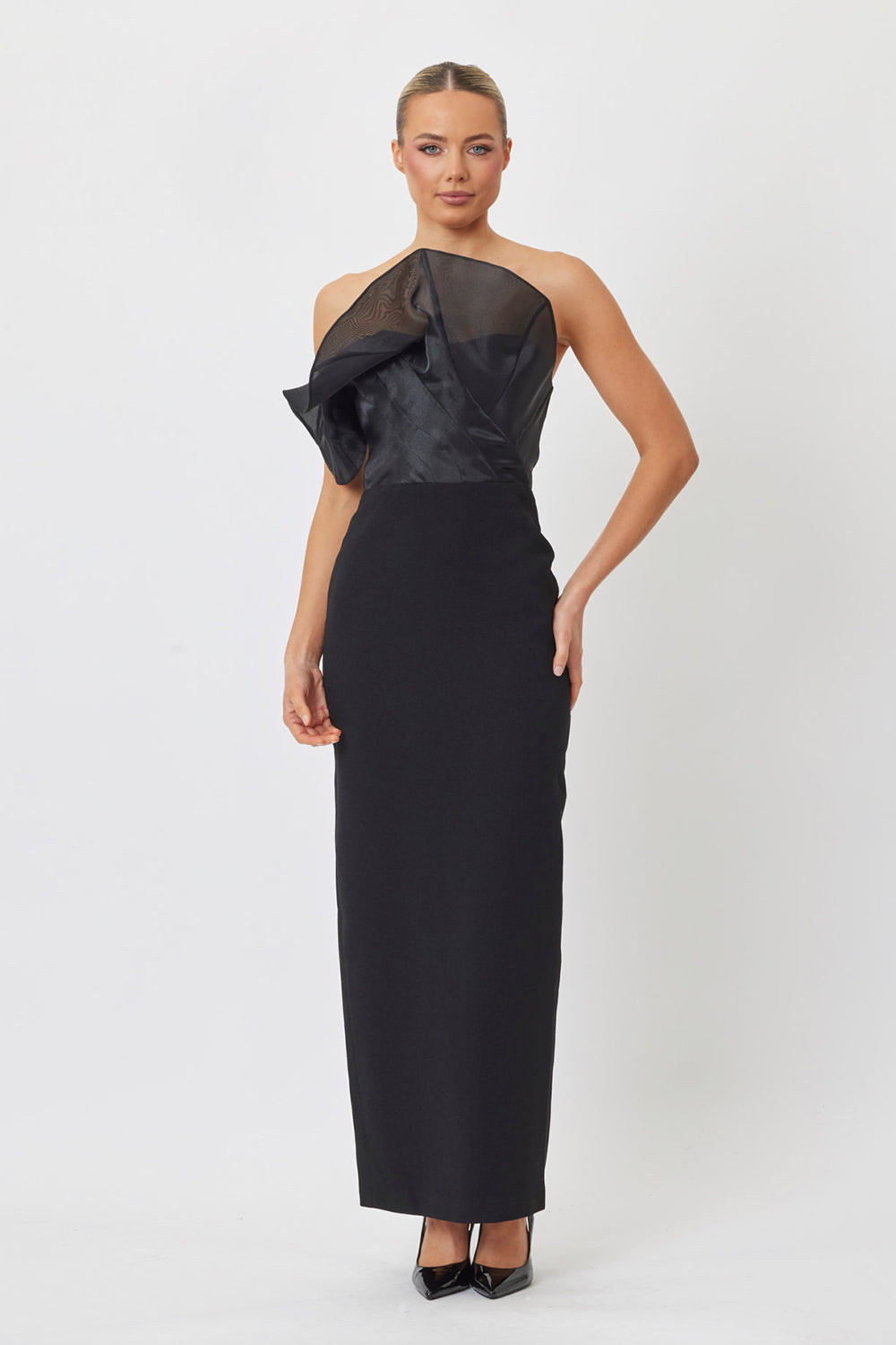 Nora Midi Dress Black