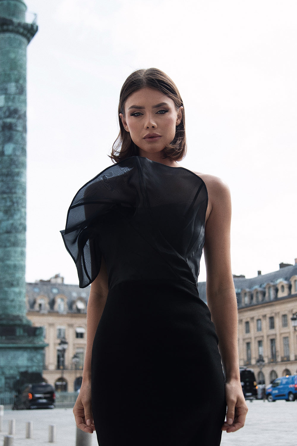 Nora Midi Dress Black
