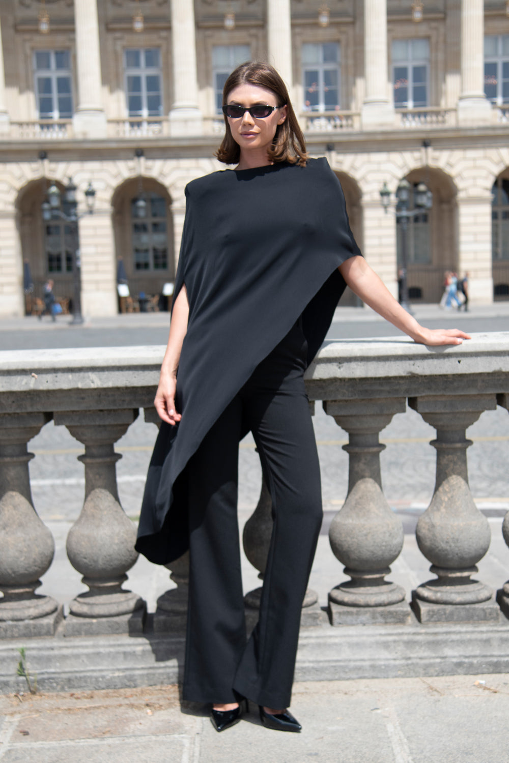 Saffron Top Black