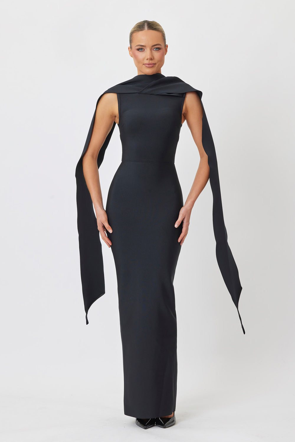 Jemima Midi Dress Black