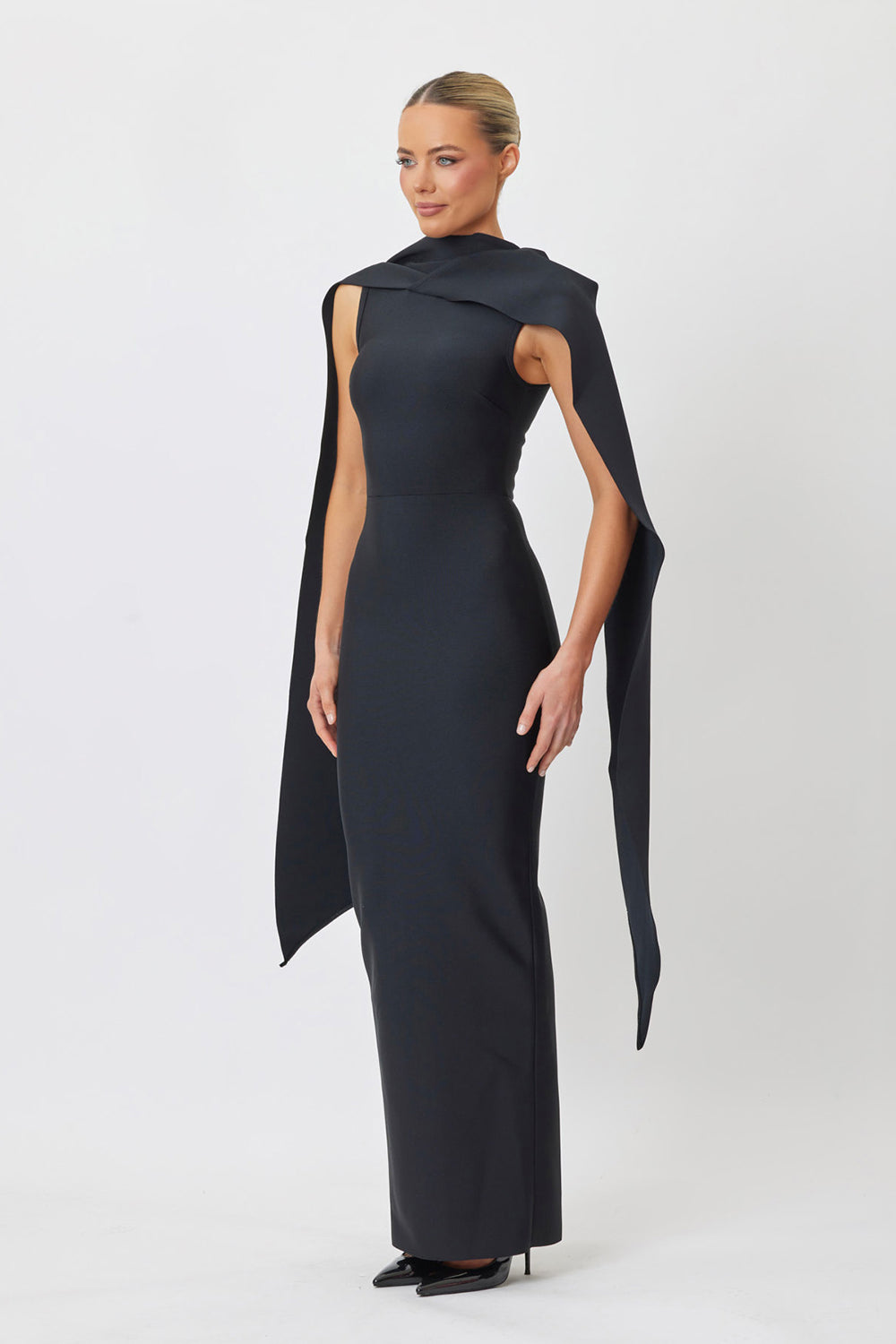 Jemima Midi Dress Black