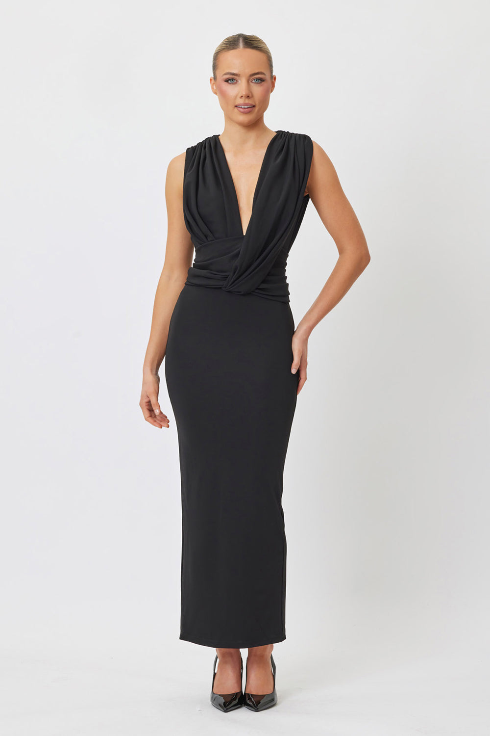 Dakota Midi Dress Black