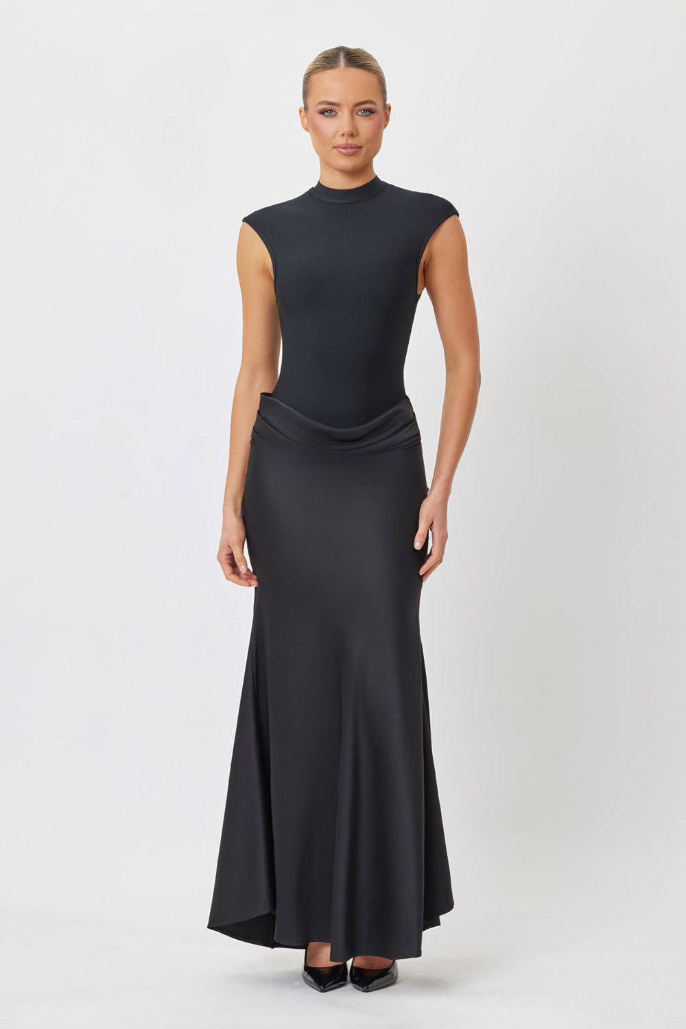 Maya Midi Dress Black