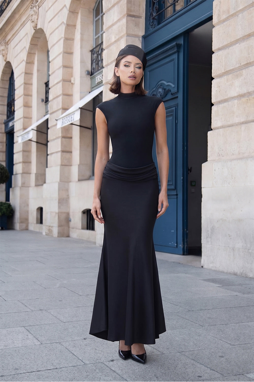 Maya Midi Dress Black