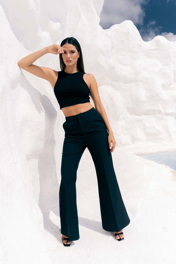 Ounce claire rib T-2col