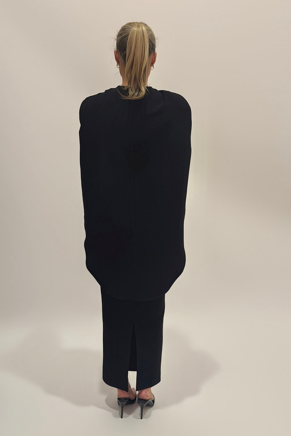 Sample A6526 Maxi Dress Black 6