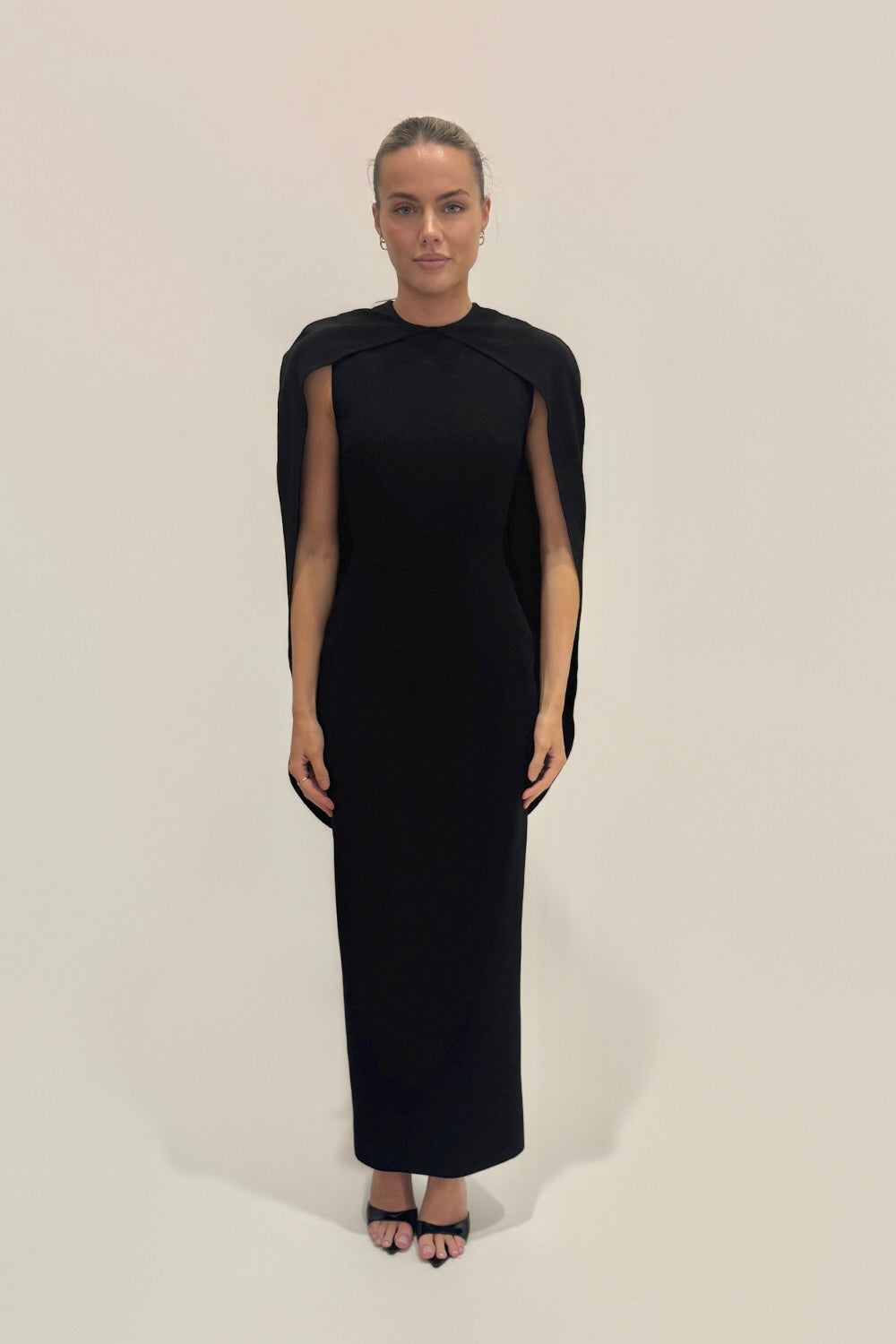 Sample A6526 Maxi Dress Black 6