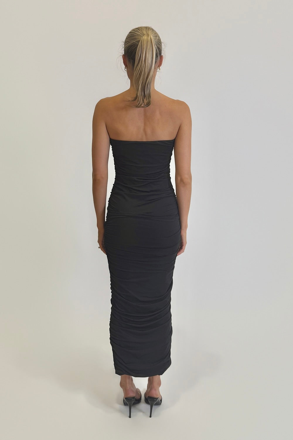 Sample 2Uhiv Midi Dress Black 6