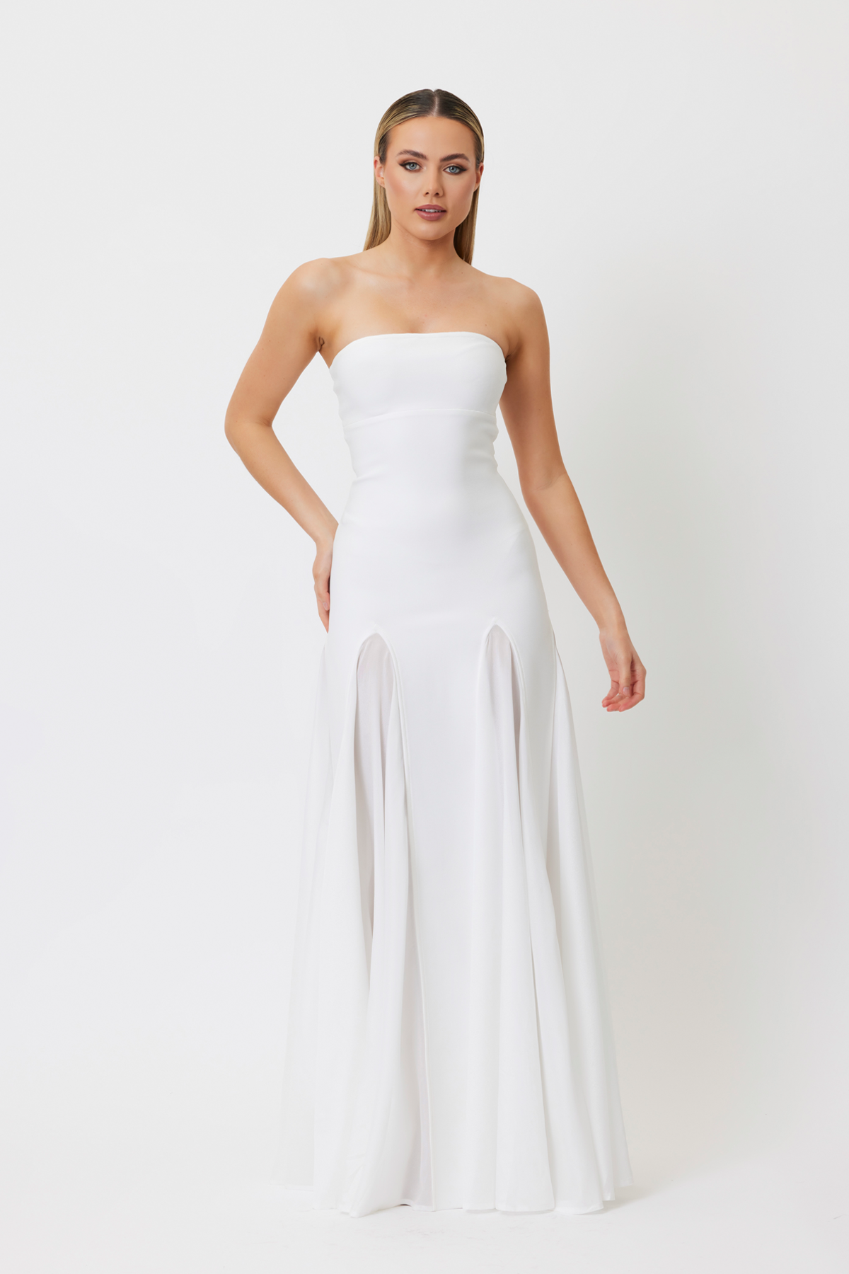 Mae Maxi Dress White